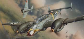 model airplane,plastic airplane model,1/48 Bf110E WWII German Heavy Fighter (Profi-Pack Plastic Kit) (Re-Issue)