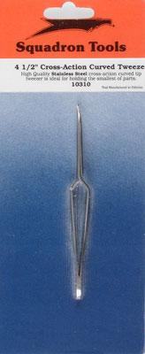 Fine Pt Curved X-Action Tweezers