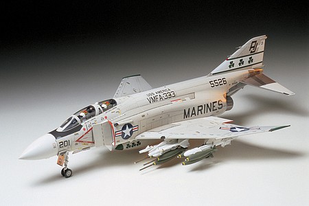 plastic airplane model,model airplane,F-4J Phantom II Jet Aircraft Plane -- Plastic Model Airplane Kit -- 1/32 Scale -- #60308